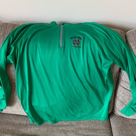 Under Armour Notre Dame authentic quarter zip - Picture 2 of 4